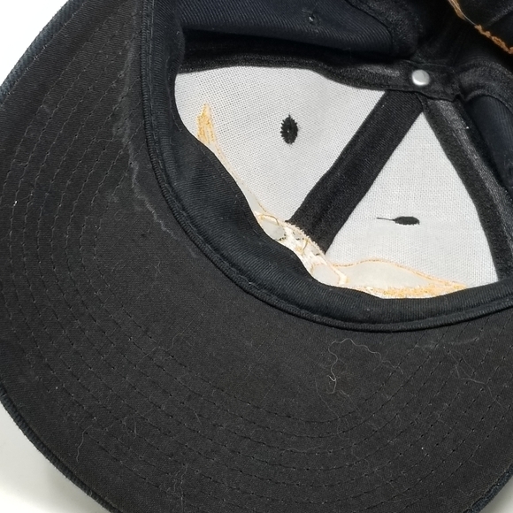 Aerosmith Giant Stitched Logo Nine Lives World Tour Snapback Hat Embroidered - Picture 7 of 10